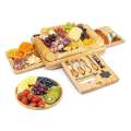 Cheese Board and Knife Set With Fruit Tray -Square