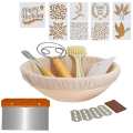 21 Piece Bread Proofing Basket Sourdough Baking Kit