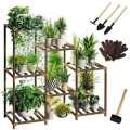 7 Potted DIY Wood Plant Stand For Indoor Outdoor