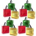 12 Pack Christmas Gift Bags Party Favor Goodie Bag Set With Handles
