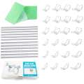 36 Pack Invisible Ring Size Adjuster For Loose Rings & Polishing Cloth