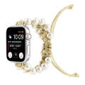 Umbrella Rope Bead Nylon Watch Band For Apple Watch Series 9&8&7 41mm / SE 3&SE 2&6&SE&5&4 40mm /...