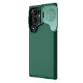 For Samsung Galaxy S24 Ultra 5G NILLKIN Black Mirror Prop CD Texture Mirror Phone Case(Green)