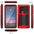 For Samsung Galaxy S24 Ultra 5G R-JUST Sliding Camera Life Waterproof Holder Phone Case(Red)