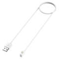 For Xiaomi Mi Bnad 8 Pro Smart Watch Charging Cable, Length:1m(White)