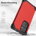 For Samsung Galaxy S24 Ultra 5G 3 in 1 Silicone Hybrid PC Shockproof Phone Case(Red)