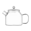 Borosilicate Glass Teapot - 1000ml Clear Borosilicate Glass Teapot
