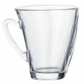 Glass Teacup Set - 6 Piece Elegant Clear Glass Tea and Coffee Mug Set (165ml)