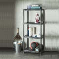 Storage Organizer - 60 x 30 x 135 cm Size 4 Tier Plastic Shelving Unit Storage Organizer