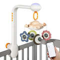 Baby Crib Mobile with Projection Night Light Soothing Music White Noise Hanging Rattle Toys
