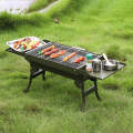 Portable Camping Grill - Lifestyle Camping Outdoor Collapsible Portable Charcoal Grill