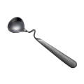 Curved Handle Spoons - Set of 6 Stainless Steel Curved Handle Stirring Twist Dessert Coffee Spoons