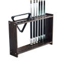 Density Board Billiard Stick Holder Floor Stand Holds up to 12 Cues