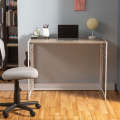 Home Office Small Folding Computer Desk with Hooks - No Assembly Required