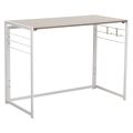 Home Office Small Folding Computer Desk with Hooks - No Assembly Required