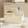 Medicine Storage Case - Household Plastic Medicine First Aid Box Multilayer Storage Case