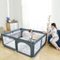 Baby Playpen Set - Indoor Portable Soft Breathable Mesh Baby Playpen Set with Storage Bag