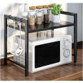 Microwave Oven Rack - Kitchen Microwave Oven Holder Rack Iron Storage Organizer Shelf Stand