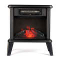 Mini Vintage Style Realistic Flame Effect Freestanding Electric Fireplace Heater