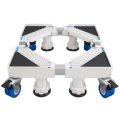 Multi-Functional Movable Adjustable Base with 4 Rubber Swivel Wheels and 4 Strong Feet