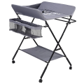 Baby Changing Table - Multifunctional Adjustable Height Folding Portable Baby Changing Table
