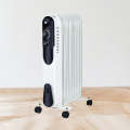 2500W Oil Heater 11 Fin with 3 Heat Settings and Adjustable Thermostat Control