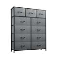 Space Saving Dresser - Multi-Functional Closet Fabric Dresser with 11 Removable Drawers