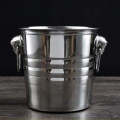 Ice Bucket - Stainless Steel Cocktail Party Beverage Storage Ice Bucket