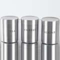 Canister Set - Set of 3 Stainless Steel Tea Coffee Sugar Canisters