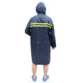 PVC Adult Raincoat With Shiny Reflective Tape