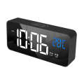 Bedside Alarm Clock Sound Control Mirror LED Music Clock