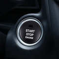 3D Aluminum Alloy Engine Start Stop Push Button Cover Trim Decorative Sticker for Mazda