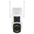 ESCAM PT210 2x3MP Dual Lens Dual Screen Monitor WiFi Camera Support Two-way Voice & Motion Detect...