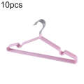 10pcs Household Stainless Steel PVC Coating Anti-skid Traceless Clothes Drying Rack