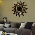 Sunflower Mirror Wall Sticker Bedroom Living Room Decoration Wall Stickers
