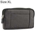 Sports Denim Universal Phone Bag Waist Bag for 6.4~6.5 inch Smartphones, Size: XL