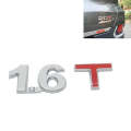 3D Universal Decal Chromed Metal Car Emblem Badge Sticker Car Trailer Gas Displacement Identifica...