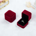 3 PCS Wedding Jewelry Accessories Squre Velvet Jewelry Box Jewelry Display Case Gift Boxes Ring E...