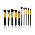 10 Pcs Silver/Golden Makeup Brushes Set pincel maquiagem Cosmetics  maquillaje Makeup Tool Powder...