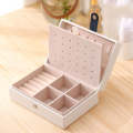 Portable Princess Style Jewelry Box Small Simple Earrings Ring Storage Box