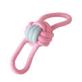 Cotton Rope Dog Molar Teeth Cleaning Toy Candy Color Woven Cotton Rope