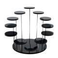 12 Rounds Base Acrylic Jewelry Ring Display Stand