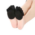 Pair Anti-Friction Half Palm Sponge Invisible Five-Finger Socks