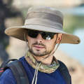 9090 Men Outdoor Fishing Climbing Mountain Large Brim Fisherman Hat