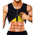Men Fitness Corset Neoprene Sports Tummy Control Shapewear Zipper Tank Top Workout Wear