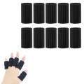 10pcs/set Basketball Riding Finger Sleeves Finger Joint Stretch Knit Sports Protectors