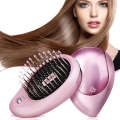 Portable Electric Hair Ionic Brush Hair Straightener Brush Negative Ion Comb Anti-static Massage ...