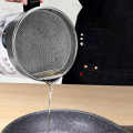 Kitchen Stainless Steel Oil Filter Tank Pot -GREY
