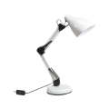 E27 60W Modern Flexible Long Swing Arm LED Desk Lamp PE-11 WHITE