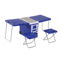 Table Chair Cooler Box With Multifunction Folding Bbq Camping Picnic Table